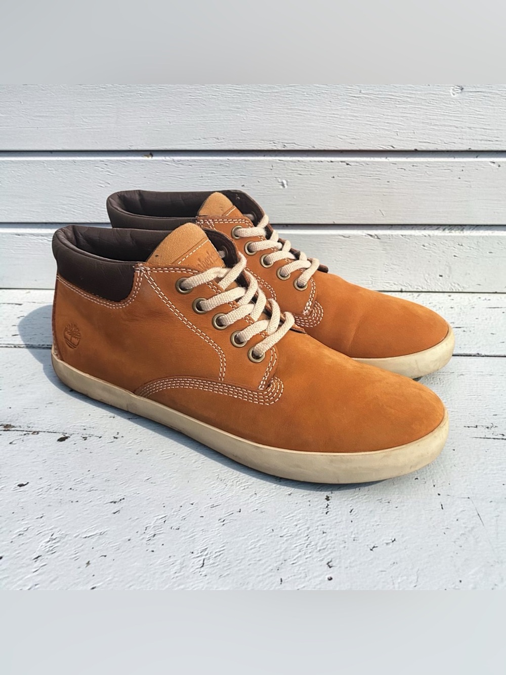 Timberland Women’s Dausette Chukka A1KKQ Wheat Nubuck Boots Size 8